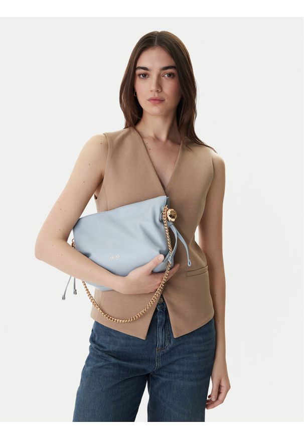 Liu Jo Torebka AA6099 E0958 Niebieski. Kolor: niebieski. Materiał: skórzane