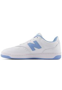 Buty New Balance sportowe BB80BLU białe. Okazja: na co dzień. Kolor: biały. Materiał: materiał, syntetyk, skóra, guma. Szerokość cholewki: normalna. Sport: koszykówka, turystyka piesza #4