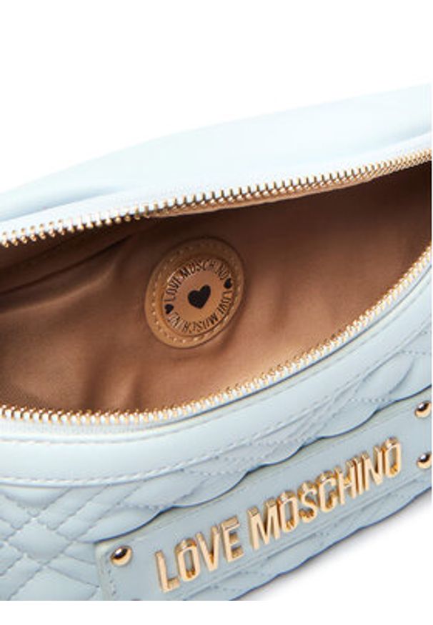 Love Moschino - LOVE MOSCHINO Nerka JC4003PP1OLA0701 Błękitny. Kolor: niebieski. Materiał: skóra