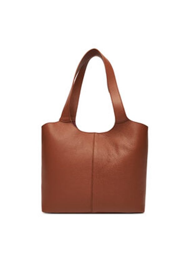 Coccinelle Torebka Hand Grained L E1 SHA 11 02 01 Brązowy. Kolor: brązowy. Materiał: skórzane