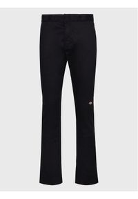 Dickies Spodnie materiałowe Double DK0A4YBCBLK Czarny Slim Fit. Kolor: czarny. Materiał: bawełna #1