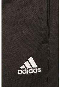 adidas Performance - Spodnie. Kolor: czarny. Materiał: poliester, materiał, dzianina. Wzór: gładki #4