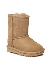 Ugg Śniegowce T Classic II 1017703T Beżowy. Kolor: beżowy. Materiał: skóra