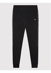 Calvin Klein Jeans Spodnie dresowe Shadow Logo IB0IB01010 Czarny Regular Fit. Kolor: czarny. Materiał: syntetyk #5