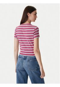 Guess T-Shirt W6RI41 J1314 Różowy Regular Fit. Kolor: różowy. Materiał: bawełna #4