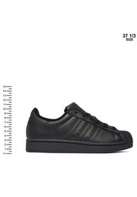 Adidas - adidas Sneakersy Superstar II JH9979 Czarny. Kolor: czarny. Materiał: skóra. Model: Adidas Superstar #6