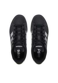 Adidas - adidas Sneakersy Grand Court 3.0 Shoes Junior KI7201 Czarny. Kolor: czarny. Materiał: skóra #7