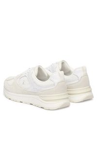 TOMMY HILFIGER - Tommy Hilfiger Sneakersy Th Mix Material Runner FW0FW09306 Biały. Kolor: biały. Materiał: materiał #5