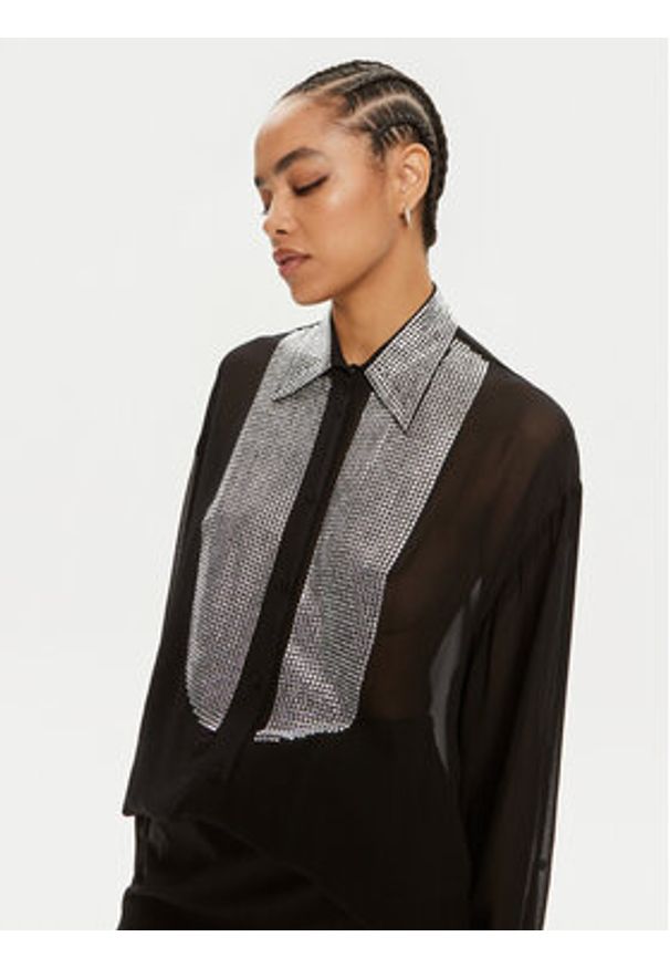 Pinko Koszula Circe Camicia 102855 A1N5 Czarny Regular Fit. Kolor: czarny. Materiał: syntetyk