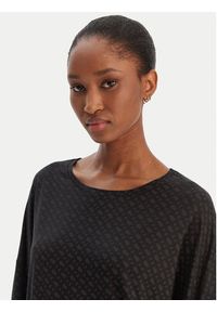 BOSS Koszulka piżamowa B Logo 50550693 Czarny Relaxed Fit. Kolor: czarny. Materiał: lyocell #4