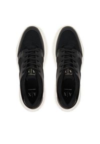 Armani Exchange Sneakersy XW002227 AF21430 UC001 Czarny. Kolor: czarny. Materiał: skóra #6