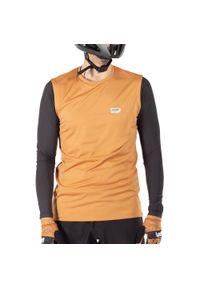 Komplet rowerowy (koszulka+spodnie) LEATT Ride Kit MTB 1.0. Kolor: wielokolorowy, pomarańczowy, żółty, brązowy. Sport: kolarstwo