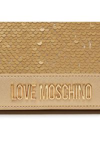 Love Moschino - LOVE MOSCHINO Torebka JC4279PP0HKO190A Złoty. Kolor: złoty. Materiał: skórzane #4
