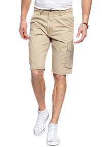 Wrangler - SPODENKI WRANGLER CARGO SHORT SAND W15DKC58N 112126791. Materiał: materiał #3