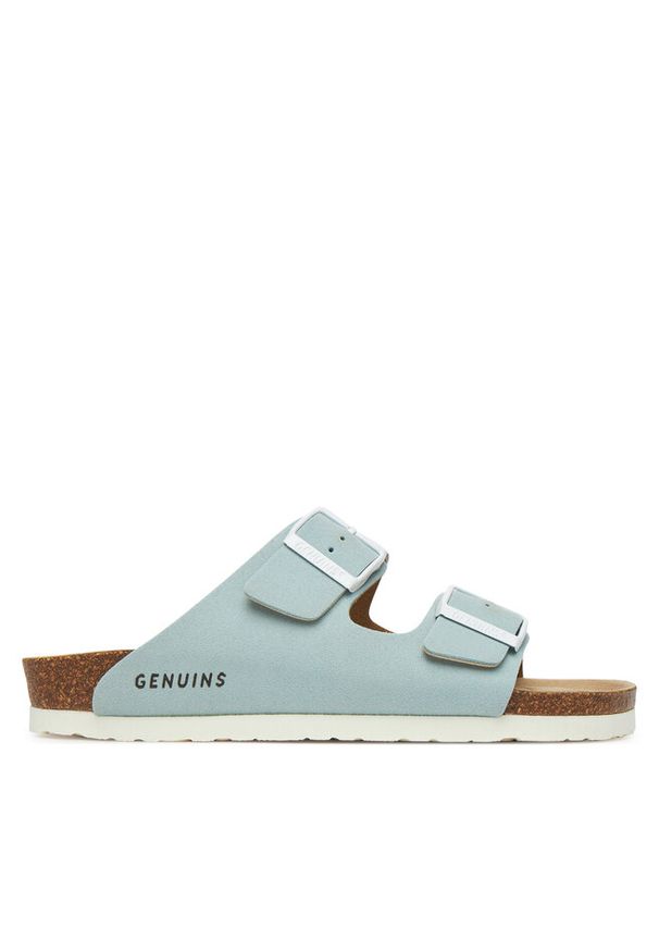 Klapki Genuins. Kolor: szary