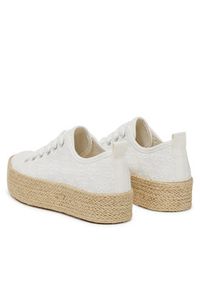 DeeZee Espadryle SH-053 Biały. Kolor: biały. Materiał: materiał #5
