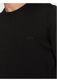 BOSS - Boss Sweter Botto-L 50476364 Czarny Regular Fit. Kolor: czarny. Materiał: wełna #5
