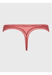 Calvin Klein Underwear Stringi 000QD3763E Różowy. Kolor: różowy. Materiał: syntetyk