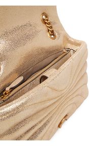 Pinko - PINKO Torebka Love Puff Mini Cl PE 25 PLTT 100039 A27F Złoty. Kolor: złoty. Materiał: skórzane, zamszowe