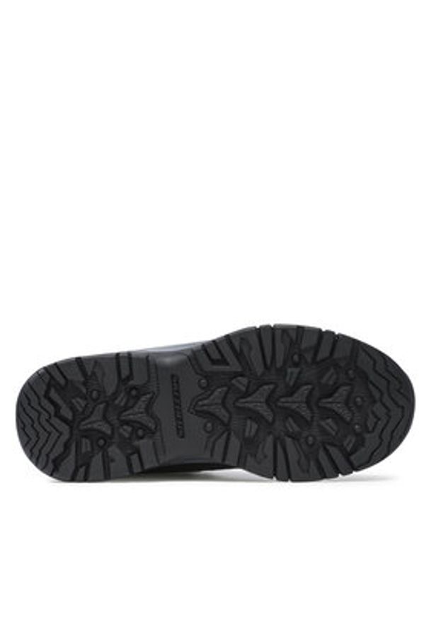 skechers - Skechers Botki Falls Finest 167178/BLK Czarny. Kolor: czarny. Materiał: zamsz, skóra