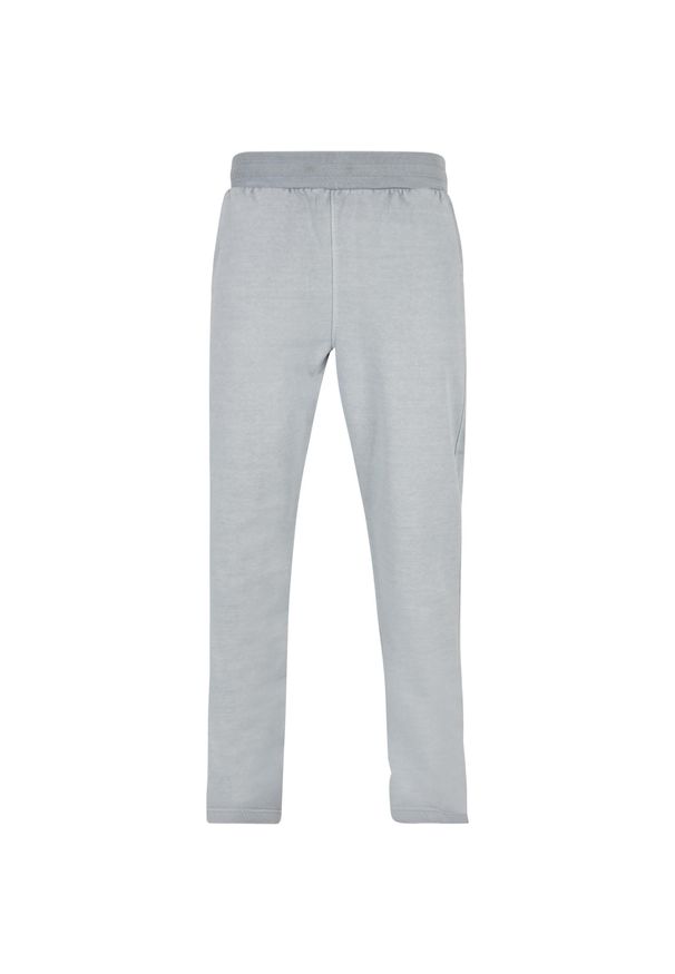 spodnie dresowe z grubymi rozcięciami z frotte Urban Classics. Kolor: niebieski. Materiał: dresówka