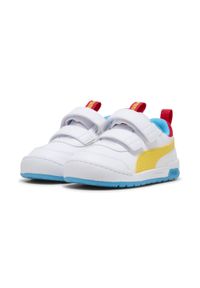 Tenisówki Puma Model Multiflex 2 Color V I Kolor Biały. Kolor: biały, wielokolorowy, żółty. Materiał: syntetyk, tkanina. Sport: turystyka piesza