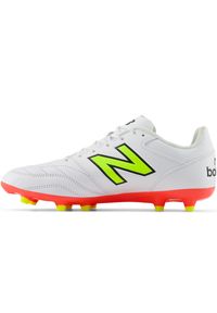 Korki męskie New Balance 442 V2 TEAM FG MS42FIB2 – białe. Zapięcie: sznurówki. Kolor: biały. Materiał: skóra, materiał, syntetyk. Szerokość cholewki: normalna. Sport: piłka nożna, fitness #4
