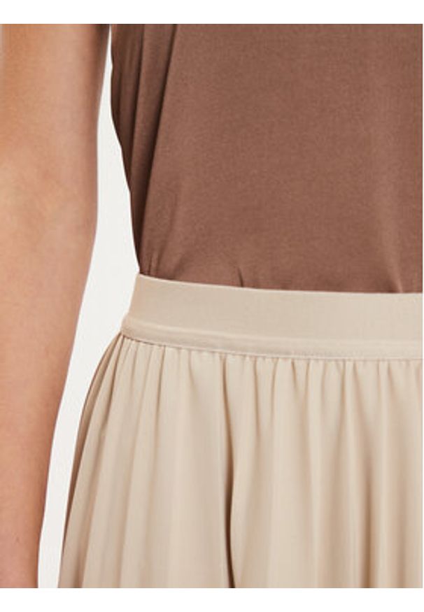 Max Mara Leisure Spódnica plisowana Maesa 2426776027000 Beżowy Regular Fit. Kolor: beżowy. Materiał: syntetyk