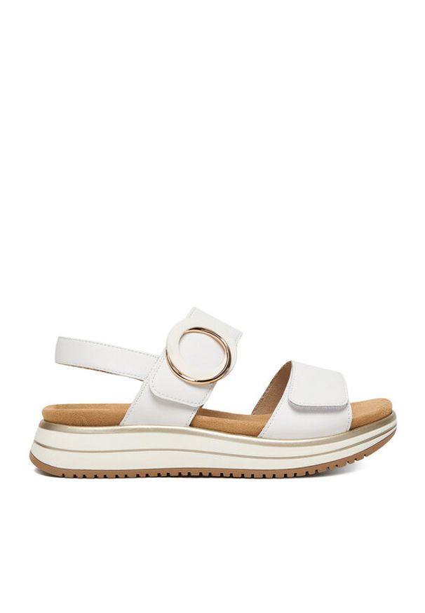 Remonte Sandały CEO-D1J63-80 Biały. Kolor: biały. Materiał: skóra, syntetyk