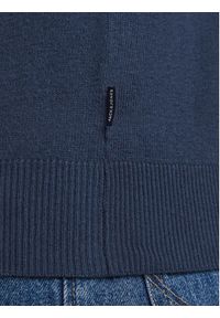 Jack & Jones Sweter Emil 12189339 Granatowy Regular Fit. Kolor: niebieski. Materiał: bawełna #6