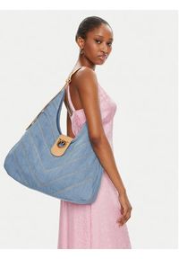 Pinko Torebka Hobo Big PE 24 PLTT 102785 A1KK Niebieski. Kolor: niebieski #5