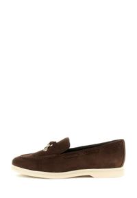 Guess Loafersy FLTNAI SUE14 Brązowy. Kolor: brązowy. Materiał: skóra, zamsz #1