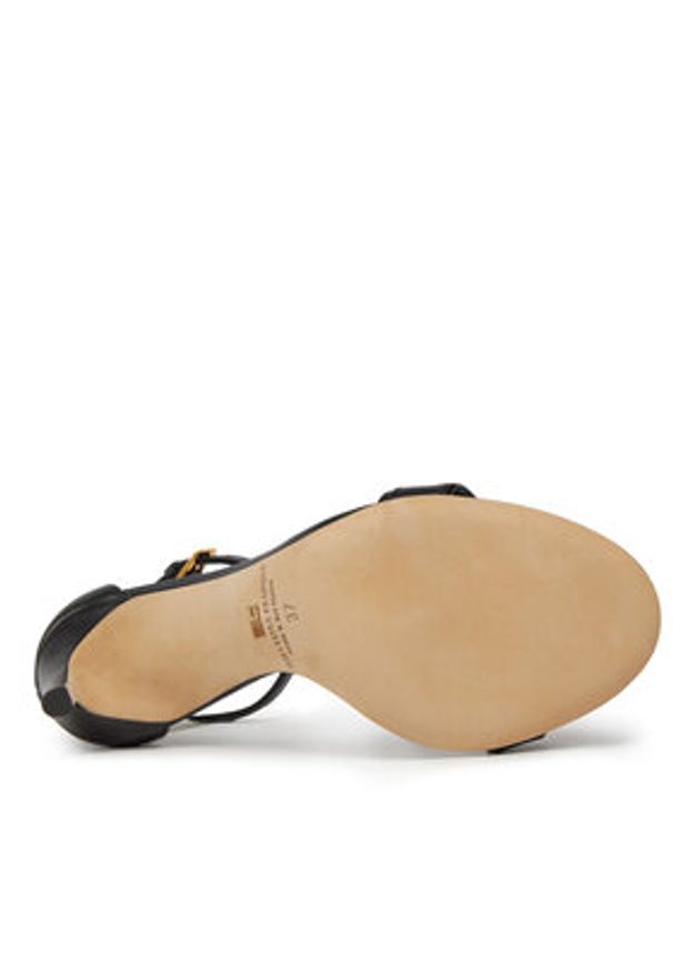 Elisabetta Franchi Sandały SA-07L-41E2-V490 Czarny. Kolor: czarny. Materiał: skóra