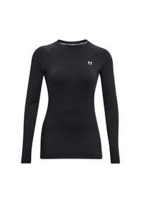 Longsleeve damski Under Armour Authentics CG Crew. Kolor: czarny. Długość rękawa: długi rękaw #1