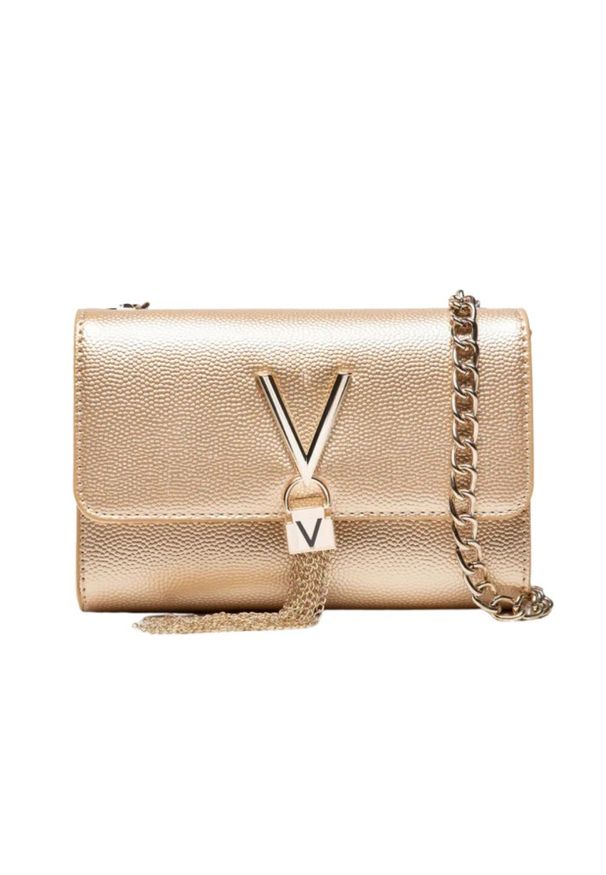 Valentino by Mario Valentino - VALENTINO Złota kopertówka Divina. Kolor: złoty