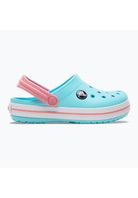 Buty klapki sandały chodaki dziecięce Crocs Crocband Clog. Kolor: wielokolorowy, niebieski, różowy