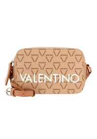 Valentino by Mario Valentino - VALENTINO Mała beżowa torebka Liuto Camera Bag. Kolor: beżowy. Styl: klasyczny #5