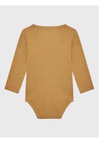 Calvin Klein Jeans Body dziecięce IN0IN00032 Brązowy Regular Fit. Kolor: brązowy. Materiał: bawełna #3