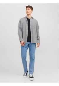 Jack & Jones T-Shirt Basic 12058529 Czarny Stretch Fit. Kolor: czarny. Materiał: bawełna #3