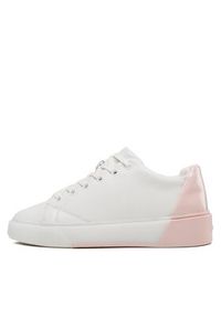 Calvin Klein Sneakersy Heel Counter Cupsole Lace Up HW0HW01378 Biały. Kolor: biały. Materiał: skóra #4
