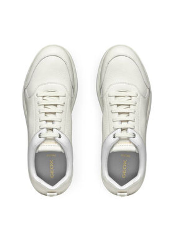 Geox Sneakersy U Spherica U55BYA 00046 C1000 Biały. Kolor: biały. Materiał: skóra