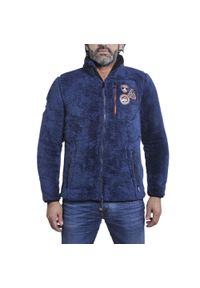 PEAK MOUNTAIN - Kurtka polarowa Peak Mountain coral sherpaCavian. Kolor: niebieski. Materiał: polar. Sezon: zima. Sport: narciarstwo #1