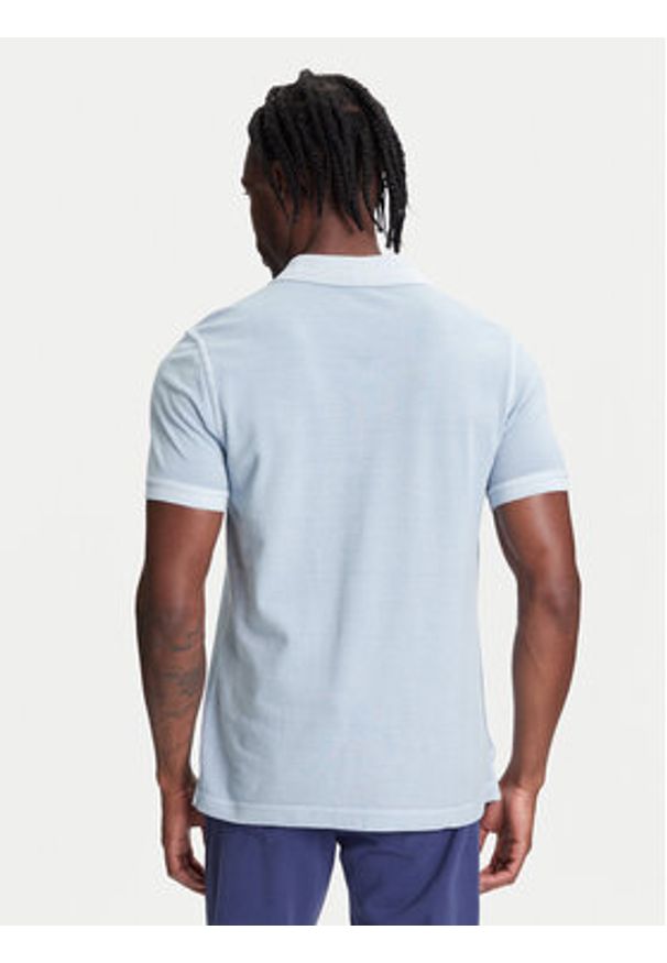 United Colors of Benetton - United Colors Of Benetton Polo 3089U302D Niebieski Regular Fit. Typ kołnierza: polo. Kolor: niebieski. Materiał: bawełna