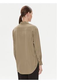 Calvin Klein Koszula K20K205682 Brązowy Relaxed Fit. Kolor: brązowy. Materiał: syntetyk #5