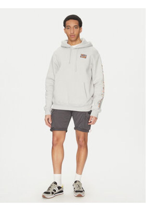 Alpha Industries Szorty materiałowe Crew 176203 Szary Slim Fit. Kolor: szary. Materiał: bawełna