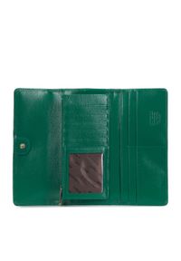 Wittchen - Damski portfel z lakierowanej skóry z monogramem zielony. Kolor: zielony. Materiał: skóra, lakier #2