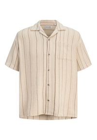 Jack & Jones Koszula Bradley 12290119 Beżowy Regular Fit. Kolor: beżowy. Materiał: bawełna #3