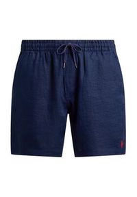 Polo Ralph Lauren Szorty materiałowe 710P08205001 Granatowy Regular Fit. Kolor: niebieski. Materiał: len #3