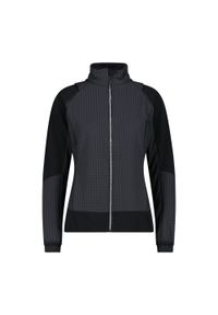 Kurtka damska turystyczna CMP 34A2356. Typ kołnierza: kaptur. Kolor: czarny. Materiał: softshell #1