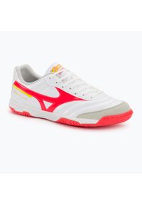 Buty piłkarskie męskie Mizuno Morelia Sala Classic IN. Kolor: biały, wielokolorowy, pomarańczowy. Sport: piłka nożna